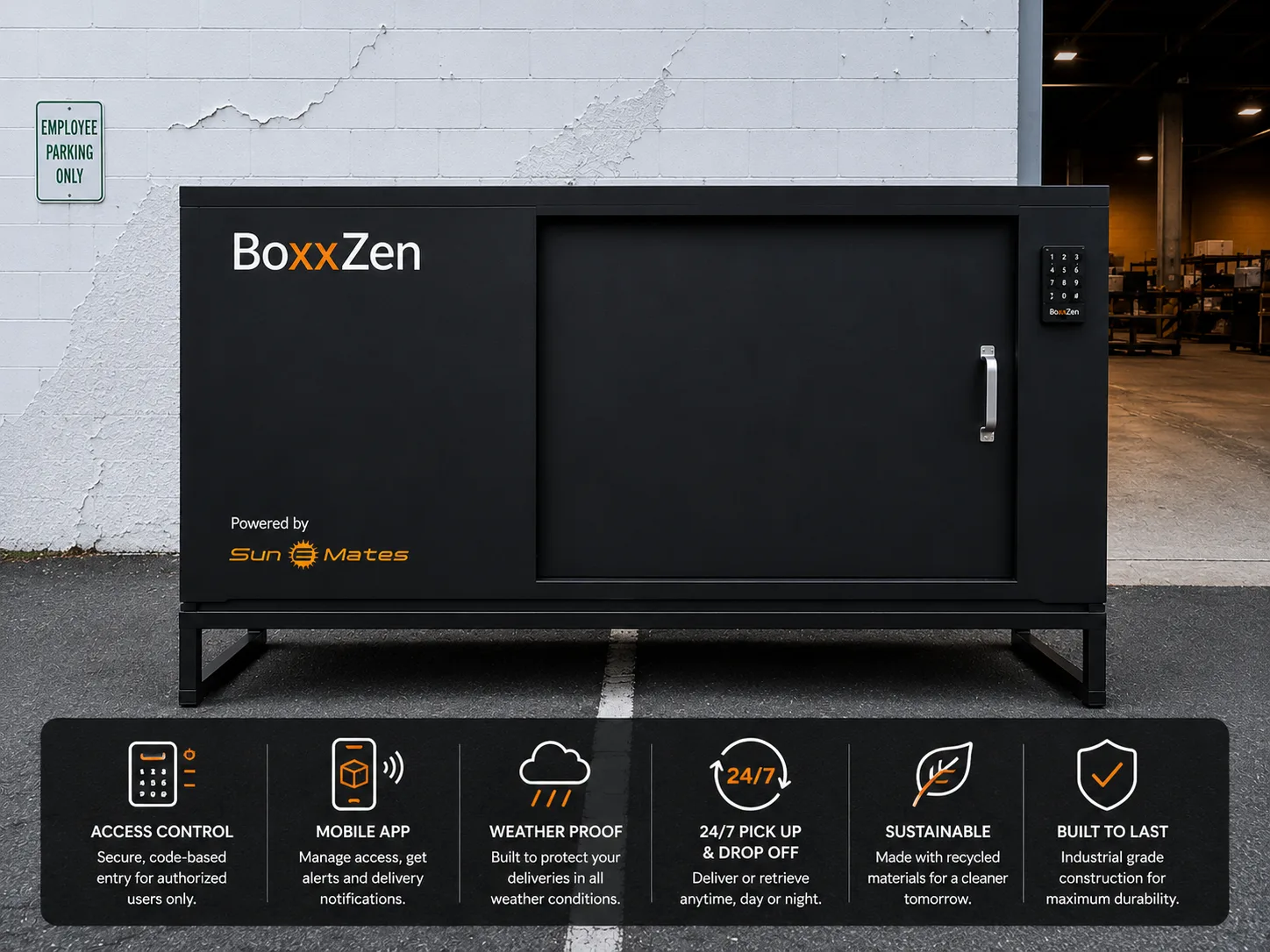 BoxxZen XL features and sustainable commercial enclosure
