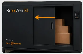 BoxxZen XL left-sliding door open